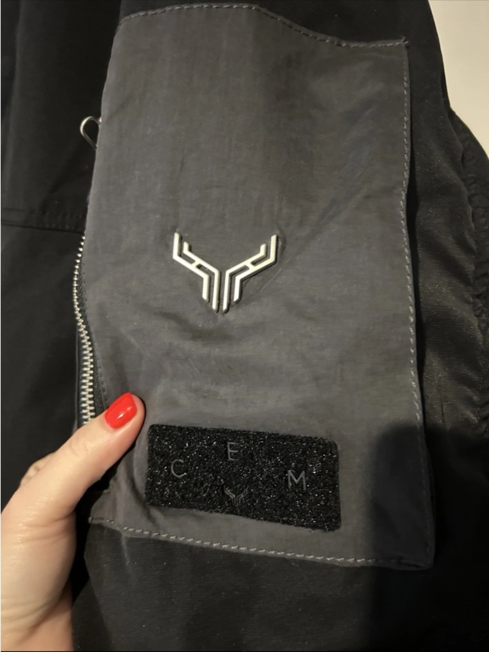 Cross eye moose Men's Black Bomber Jacket - Modern Zip Front xxl - Picture 3 of 7